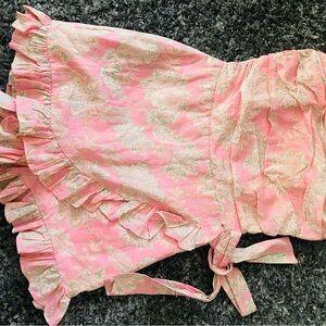 Floral Pink Midi Dress